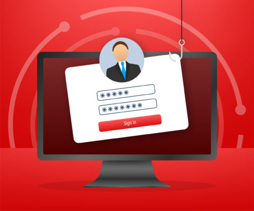 Data Phishing with fishing hook, laptop, internet security. Vector stock illustration. Data Phishing with fishing hook, laptop, internet security. Vector stock illustration.